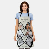 Together Is Everything – Family Photo Collage エプロン (着用した状態)