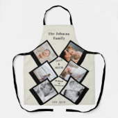 Together Is Everything – Family Photo Collage エプロン (正面)