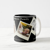Together Is Everything – Family Photo Collage Mug ツートーンマグカップ (正面右)