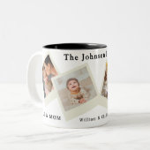 Together Is Everything – Family Photo Collage Mug ツートーンマグカップ (正面左)