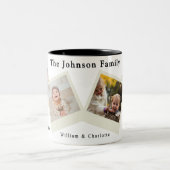 Together Is Everything – Family Photo Collage Mug ツートーンマグカップ (中央)