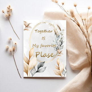 Together Is My Favorite Place – ペアアイテムをカスタマイズ 招待状