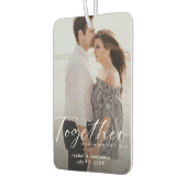 Together is my Favorite Place Photo Engagement カーエアーフレッシュナー (左)