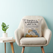Together Is My Favorite Place To Be Throw Pillow | クッション (椅子)