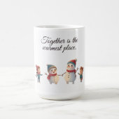 Together Is the Warmest Place – Cozy Winter Family コーヒーマグカップ (中央)
