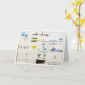 Together Israel Greeting Card カード (黄色い花)