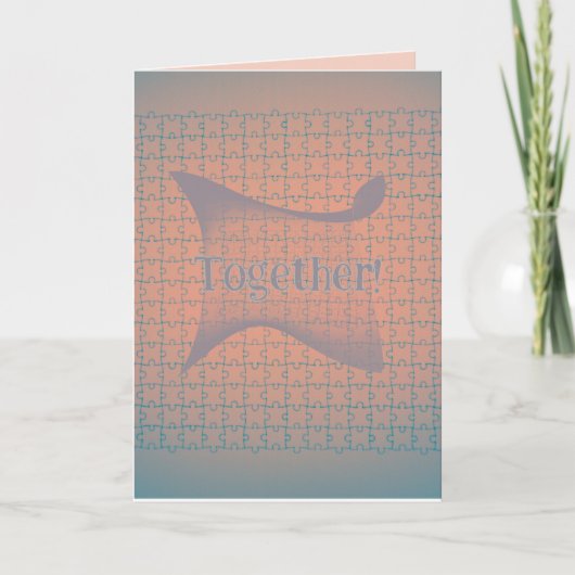 Together puzzle piece game card complete filled カード (正面)