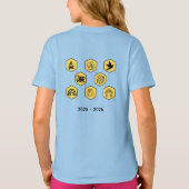 Together Scouts 2025/2026 バッジTシャツ Tシャツ (裏面)