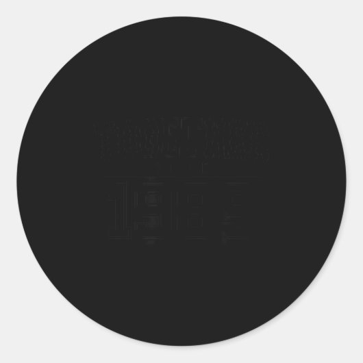 Together Since 1989 Couple Shirt Valentines Day  ラウンドシール (正面)