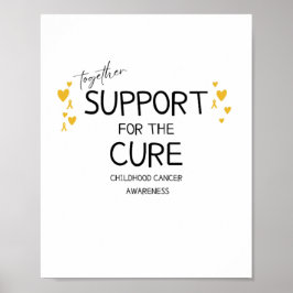 together.support.cure. cancerポスター&プリント ポスター