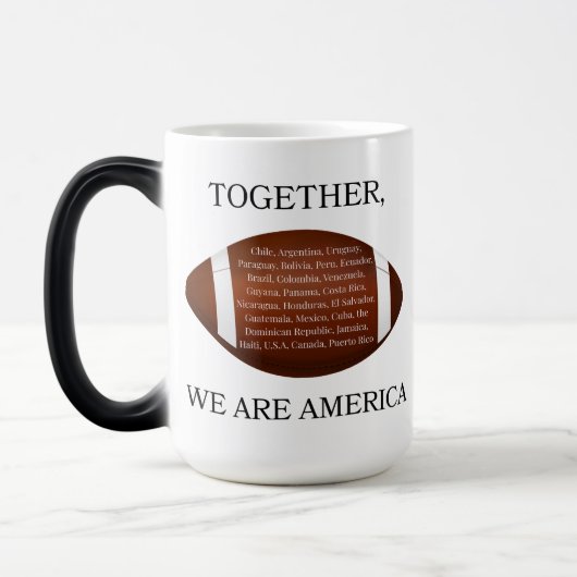 Together We Are America モーフィングマグカップ (左)