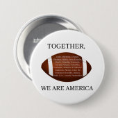 Together We Are America 缶バッジ (正面&裏面)