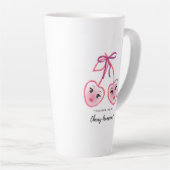 TOGETHER WE ARE CHERRY AWSOME カフェラテマグ (右アングル)