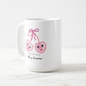 TOGETHER WE ARE CHERRY AWSOME コーヒーマグカップ (正面左)