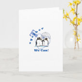 Together We Can | Motivational quote  カード (黄色い花)