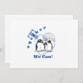 Together We Can | Motivational quote  招待状 (正面/裏面)