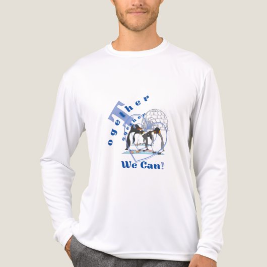 Together We Can | Motivational quote T-shirt  トライブレンドＴシャツ (正面)