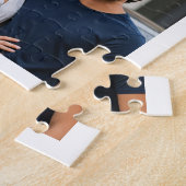 Together We Make A Family 11 Photos Heart ジグソーパズル (側面)