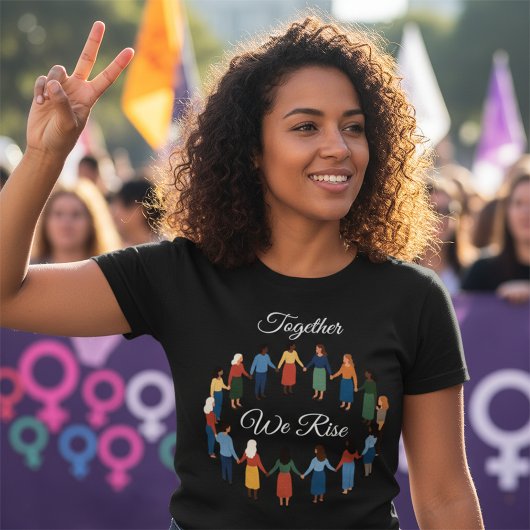 Together We Rise International Women’s Day  Tシャツ