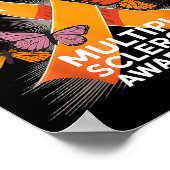 Together We Rise Multiple Sclerosis Awareness Oran ポスター (角)