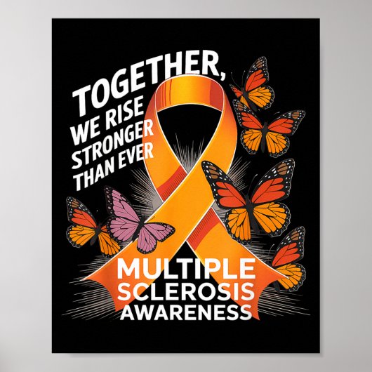 Together We Rise Multiple Sclerosis Awareness Oran ポスター (正面)