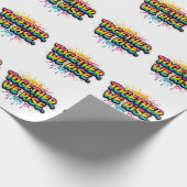 Together We Rise Rainbow Quote Design ラッピングペーパー (角)