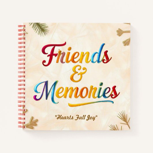 "Together We Shine" ノートブック (正面)