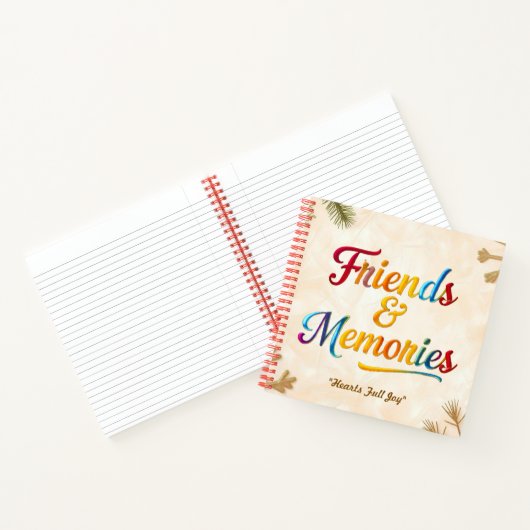 "Together We Shine" ノートブック (内部)