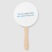 "Together We Shine" ハンドファン (裏面)