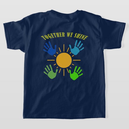 Together We Shine Tshirt Tシャツ (レイダウン裏面)