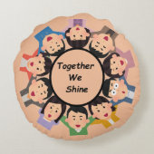 Together We Shine – Unity ラウンドクッション (裏面)