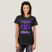Together We Stand Up Against Pancreatic Cancer Mot Tシャツ (正面フル)