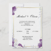 Together With Their Families Wedding Invitation Wo 招待状 (正面)