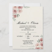 Together with Their Families Wedding Invitation Wo 招待状 (正面)