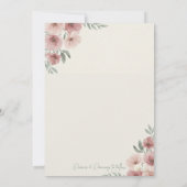 Together with Their Families Wedding Invitation Wo 招待状 (裏面)