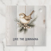 Togetherness Reimaged – コージークリスマスパーティー フェイバータグ (裏面)