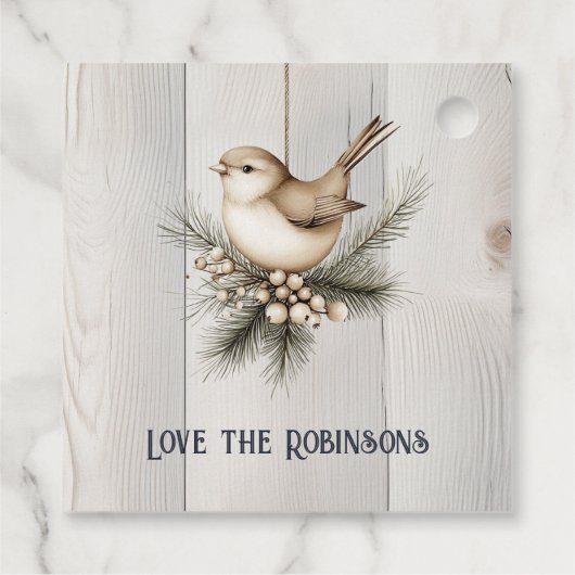 Togetherness Reimaged – コージークリスマスパーティー フェイバータグ (裏面)