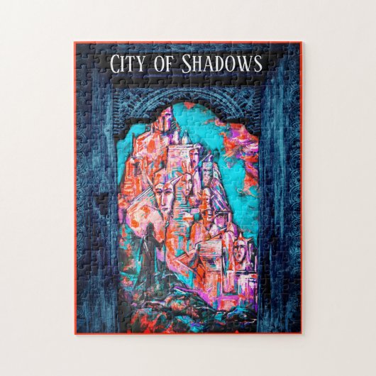 Togetting the City of Shadowsファンタジー・アート ジグソーパズル (縦)