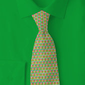 Togo Flag Brick Pattern ネクタイ