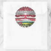 Togo Togoisch Österreichisch Baum ラウンドシール (バッグ)