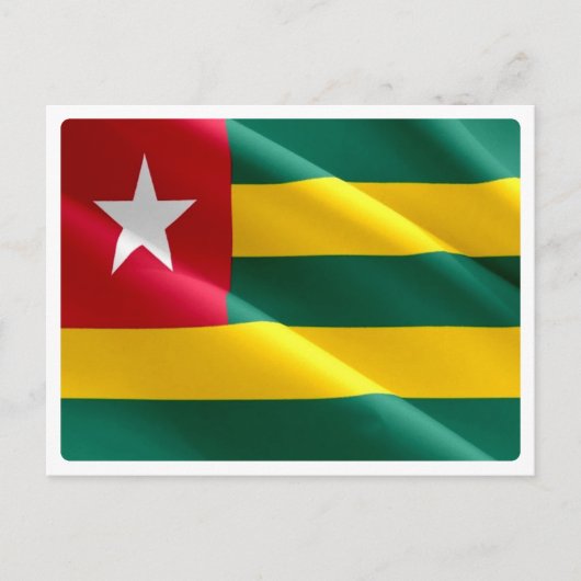 Togo - Waving Flag - ポストカード (正面)