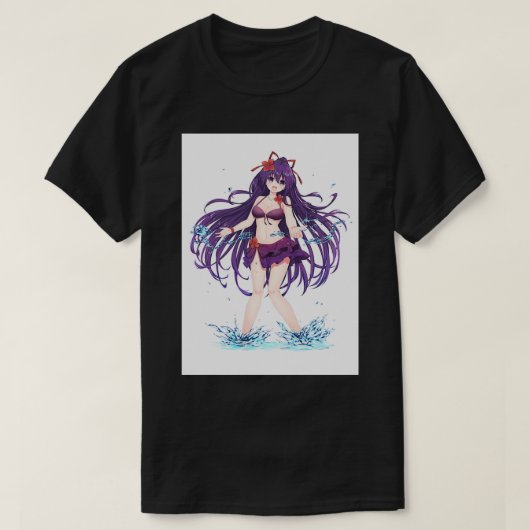 Tohka Yatogami Date A Live Art Tシャツ (デザイン正面)