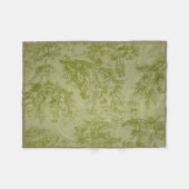 Toileの伝統的なプリント フリースブランケット (正面(横))