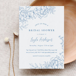 TOILEブライダルフランスのシャワーへの招待 招待状