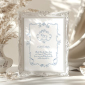 ToileヴィンテージChinoiserieベビーシャワーを好む ポスター