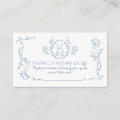 Toile大きいmommys腹のヴィンテージフレーム エンクロージャーカード (正面)