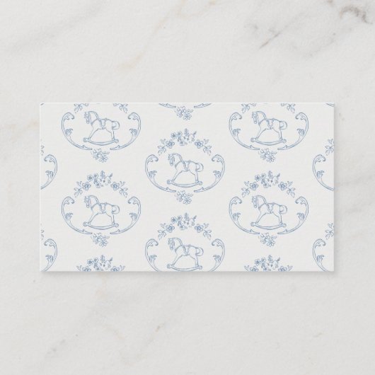 Toile大きいmommys腹のヴィンテージフレーム エンクロージャーカード (裏面)