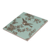 toile鳥の花 タイル (側面)