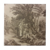 Toile -川の洗浄日 タイル (正面)