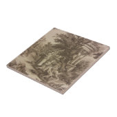 Toile -川の洗浄日 タイル (側面)